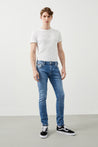  Ra Denim-Rem Slim Tapered Fit Light Blue Men's Jean-1