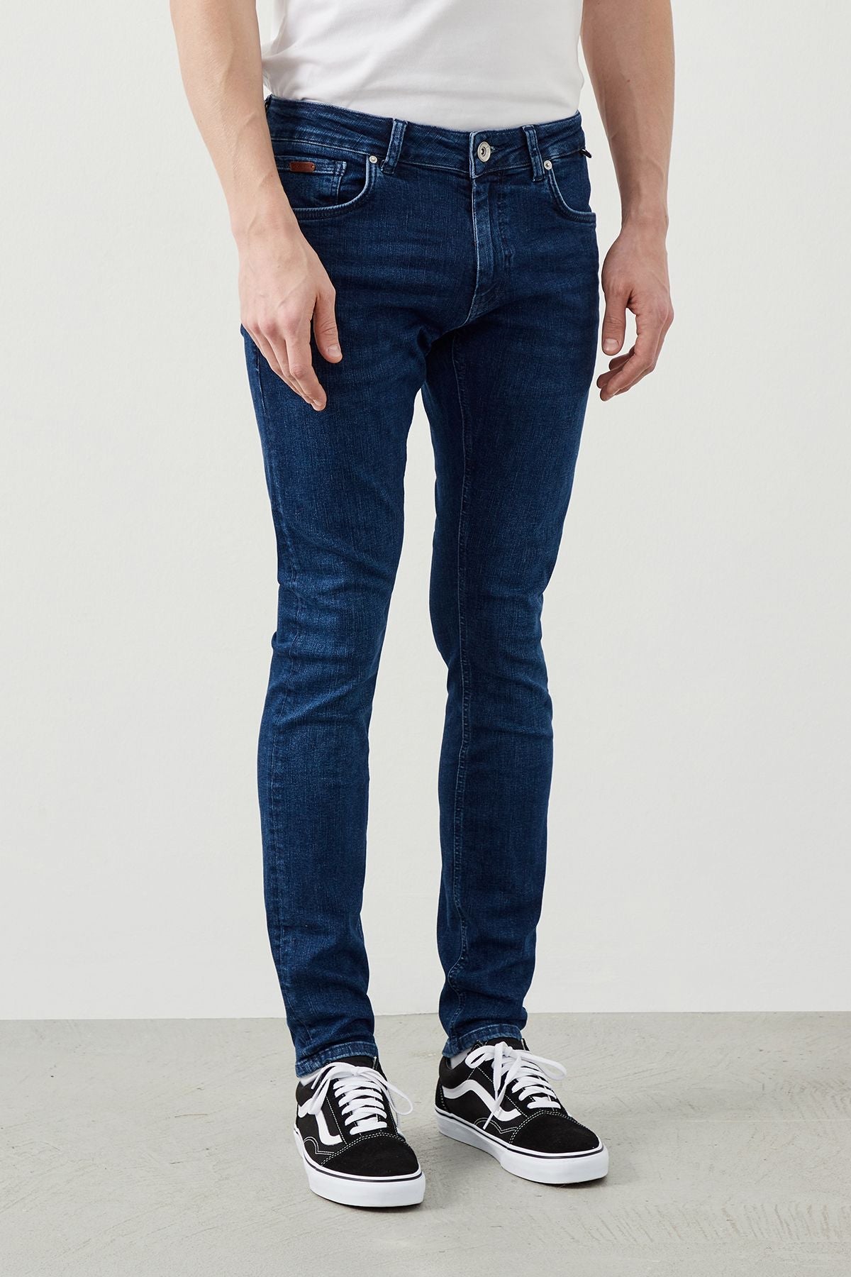  Ra Denim-Rem Slim Tapered Fit Dark Blue Men’s Jeans-3