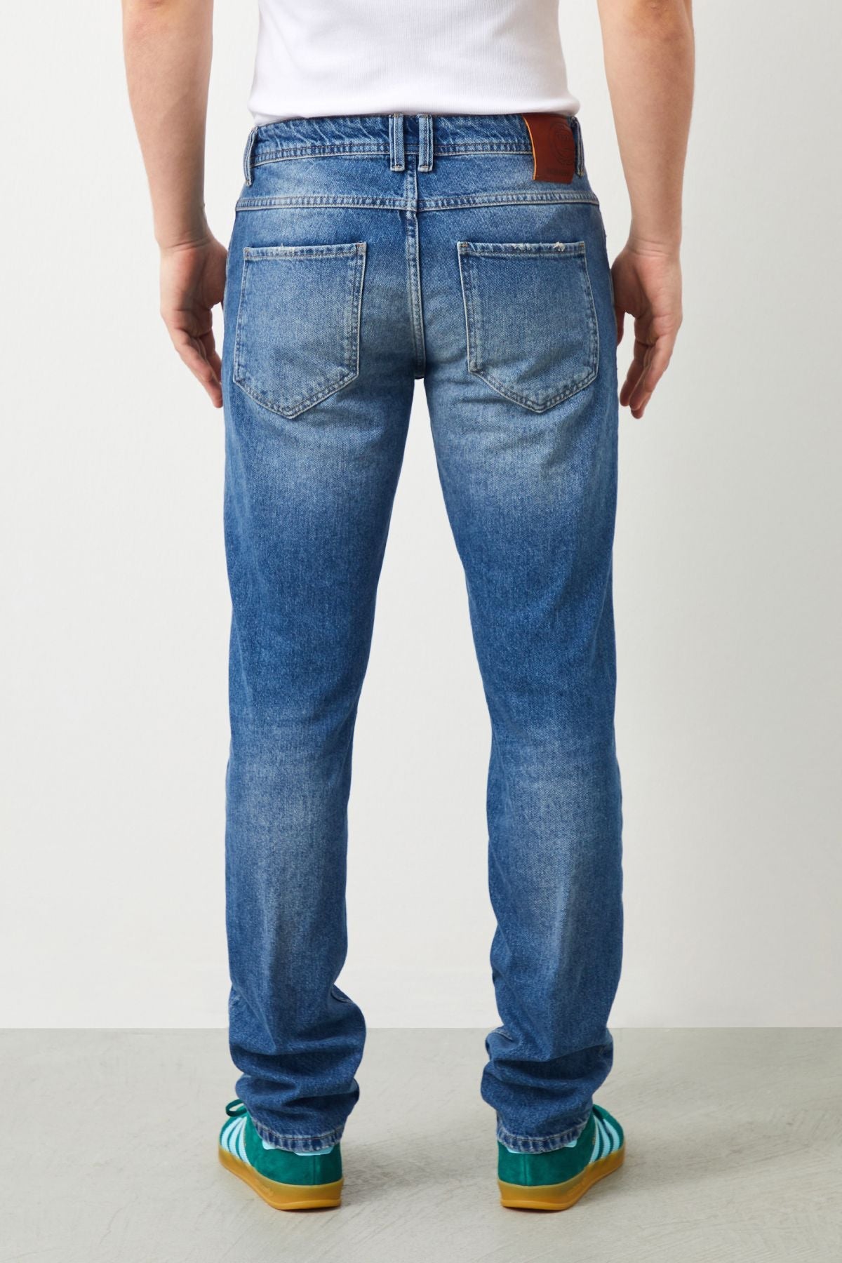  Ra Denim-Fere Regular Fit Blue Men's Jeans-4