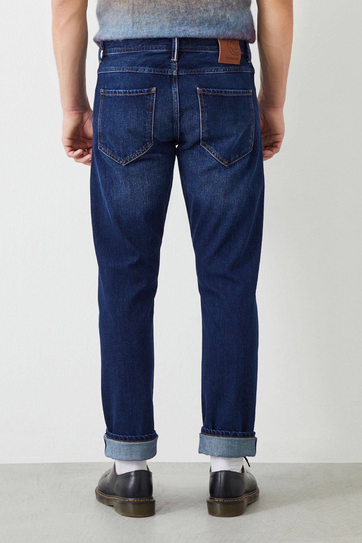  Ra Denim-Fere Regular Fit Vintage Wash Selvedge Men's Jeans-4