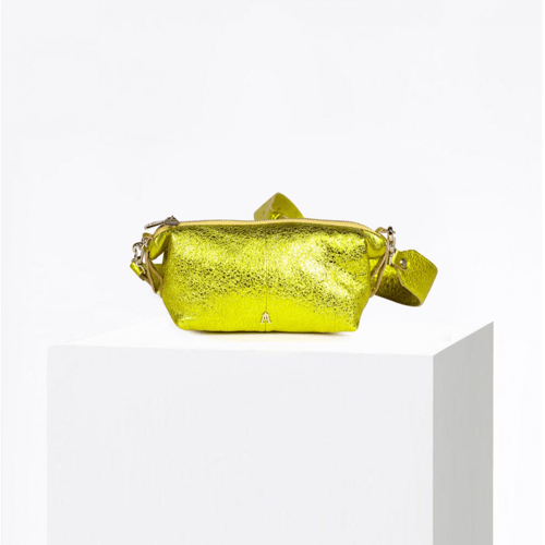 CRAIE STUDIO - DOUDOUNE Belt Bag | Yellow Metallic